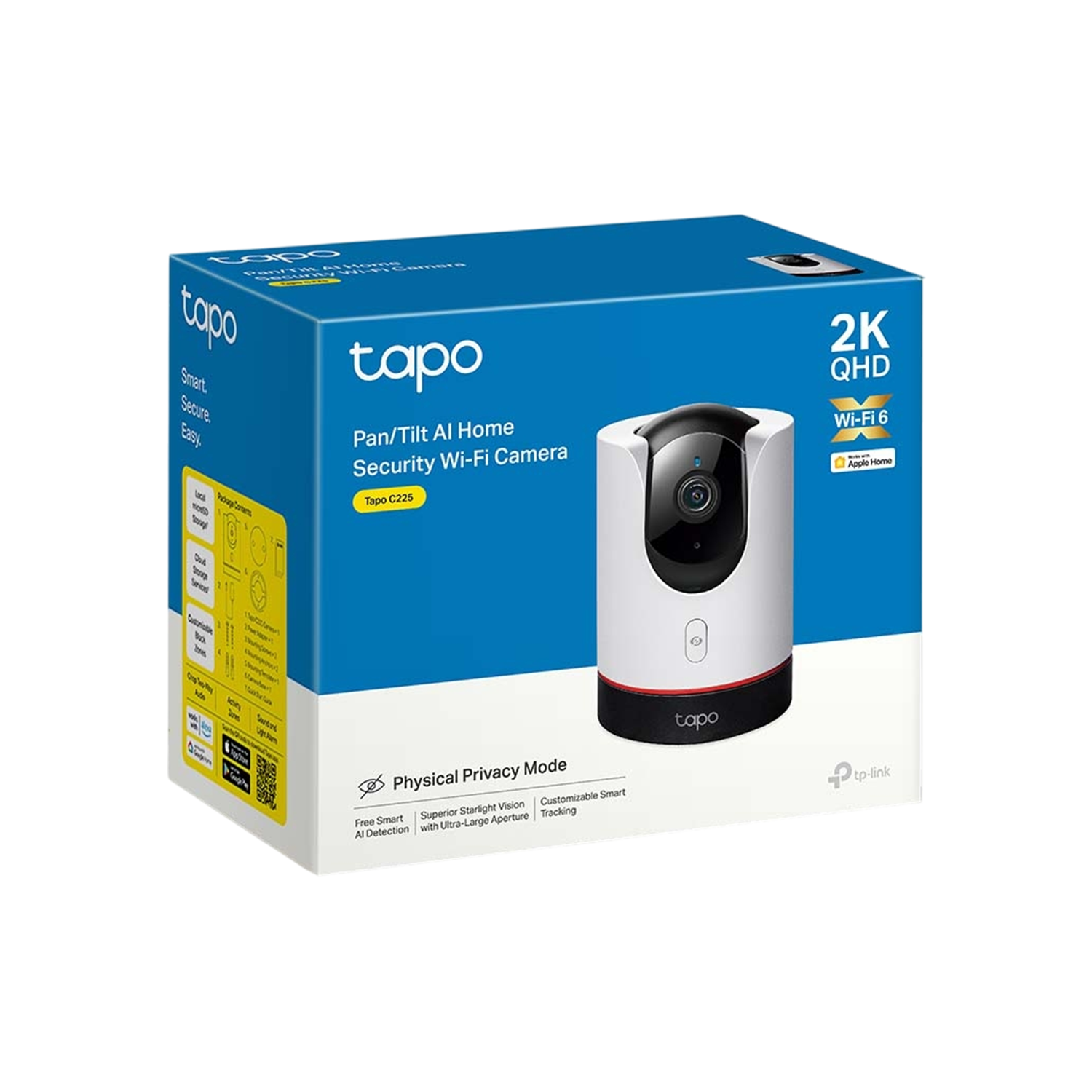 Camara Wi-fi de vigilancia inteligente Tp-Link Tapo c225 Interior