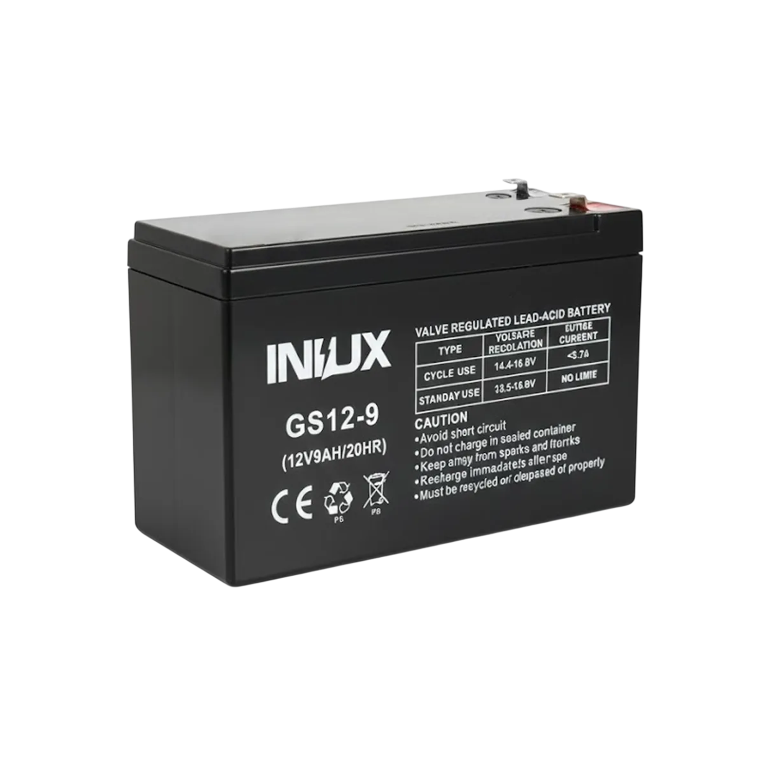 Bateria de UPS Iniux 12V 9Ah