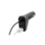 imagen 2 de cargador de carro marca Klip Xtreme tipo C con 1 puerto libre para conectar otro cable USB