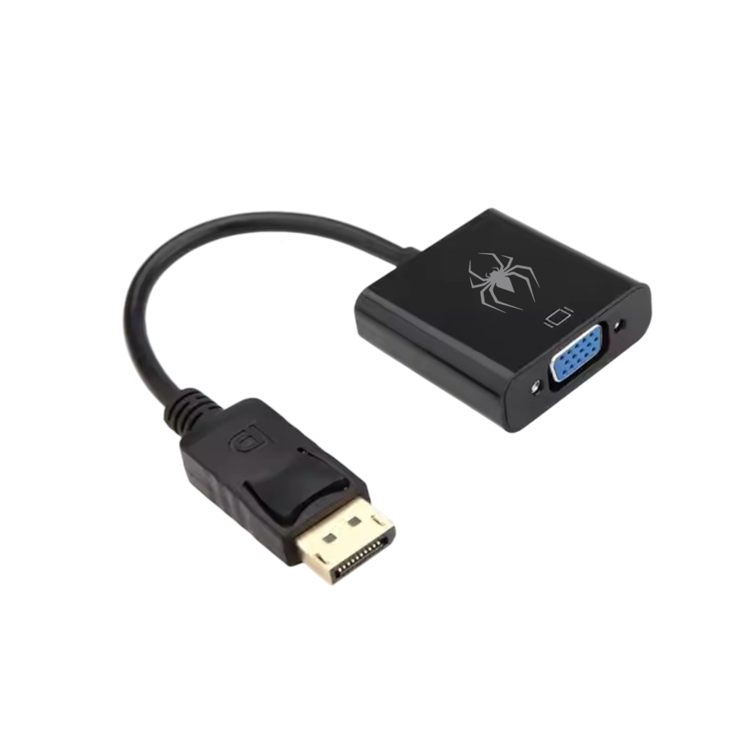 Cable Convertidor SpiderTec Display Port Macho a VGA Hembra
