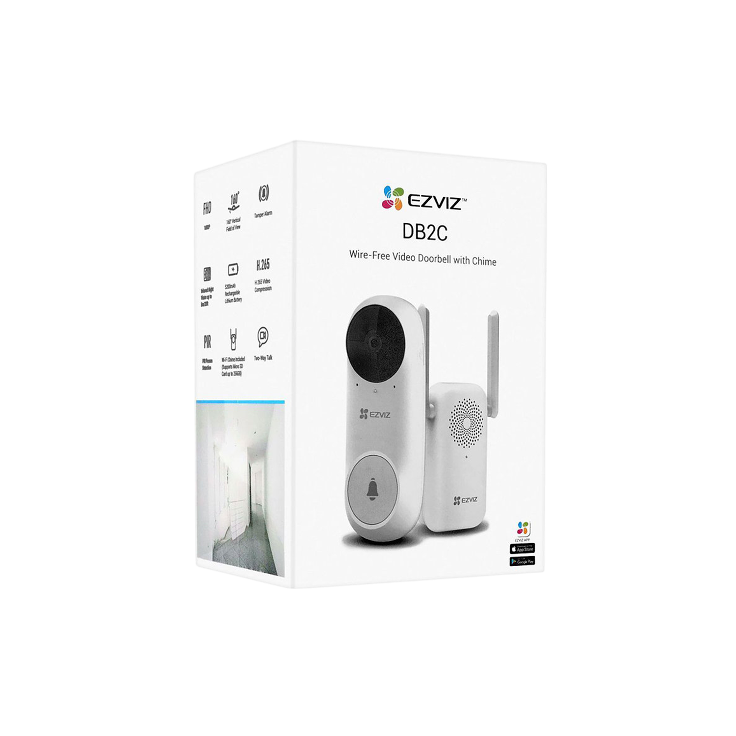 Video timbre inalambrico Ezviz db2c