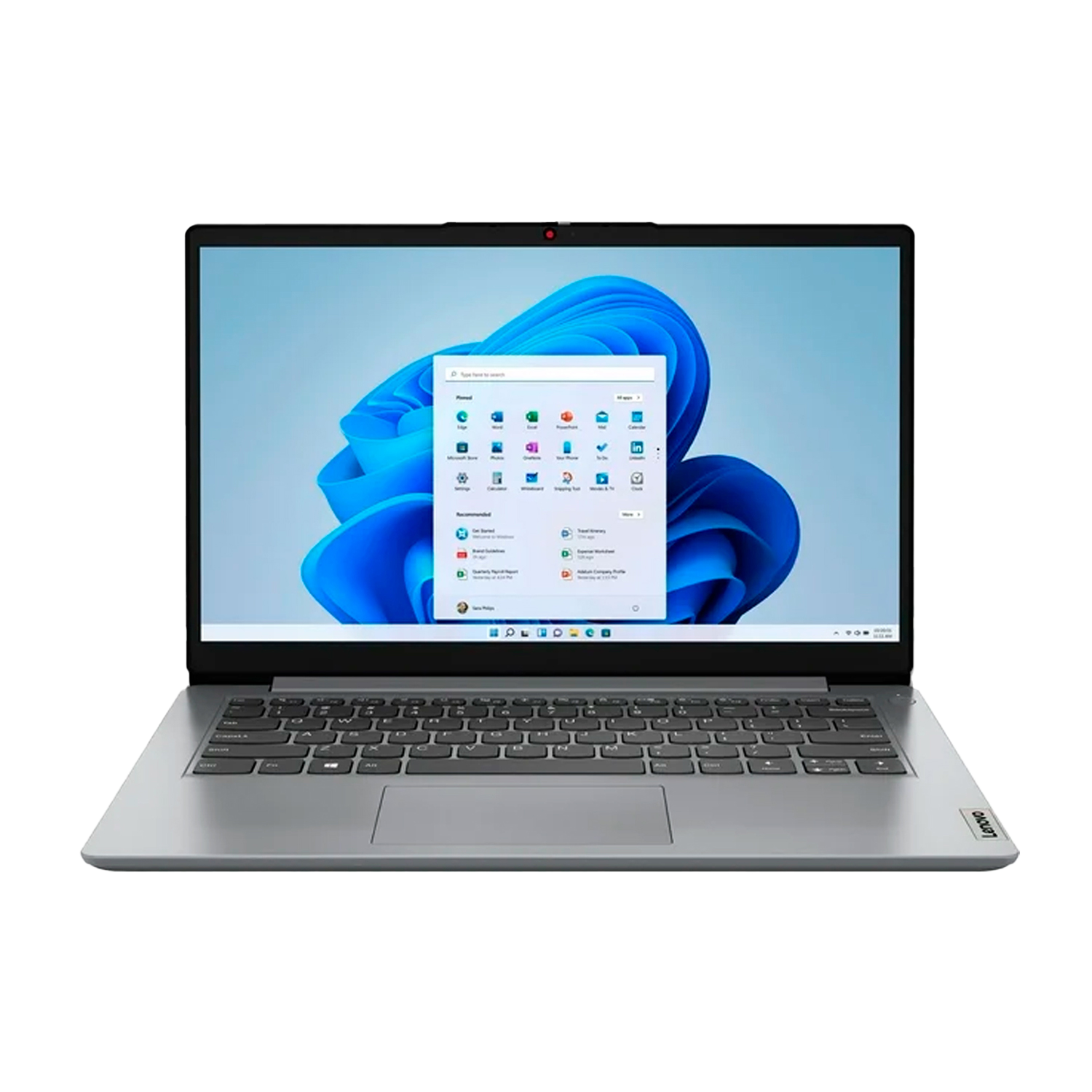 Laptop Lenovo 14" Celeron N4500 4GB EMMC 128GB IdeaPad 1 14IJL7 Cloud Gray