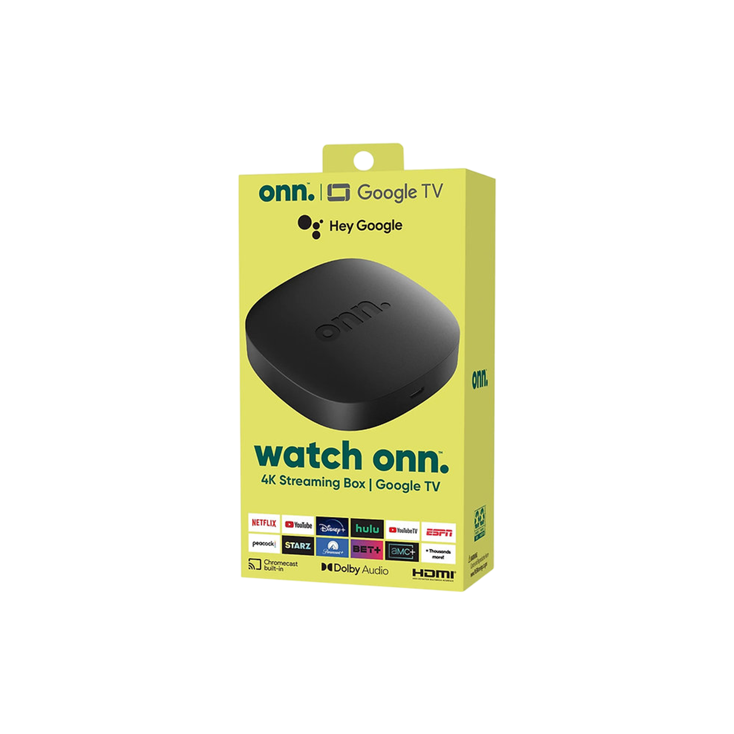 ONN Google TV 4k Streaming Box