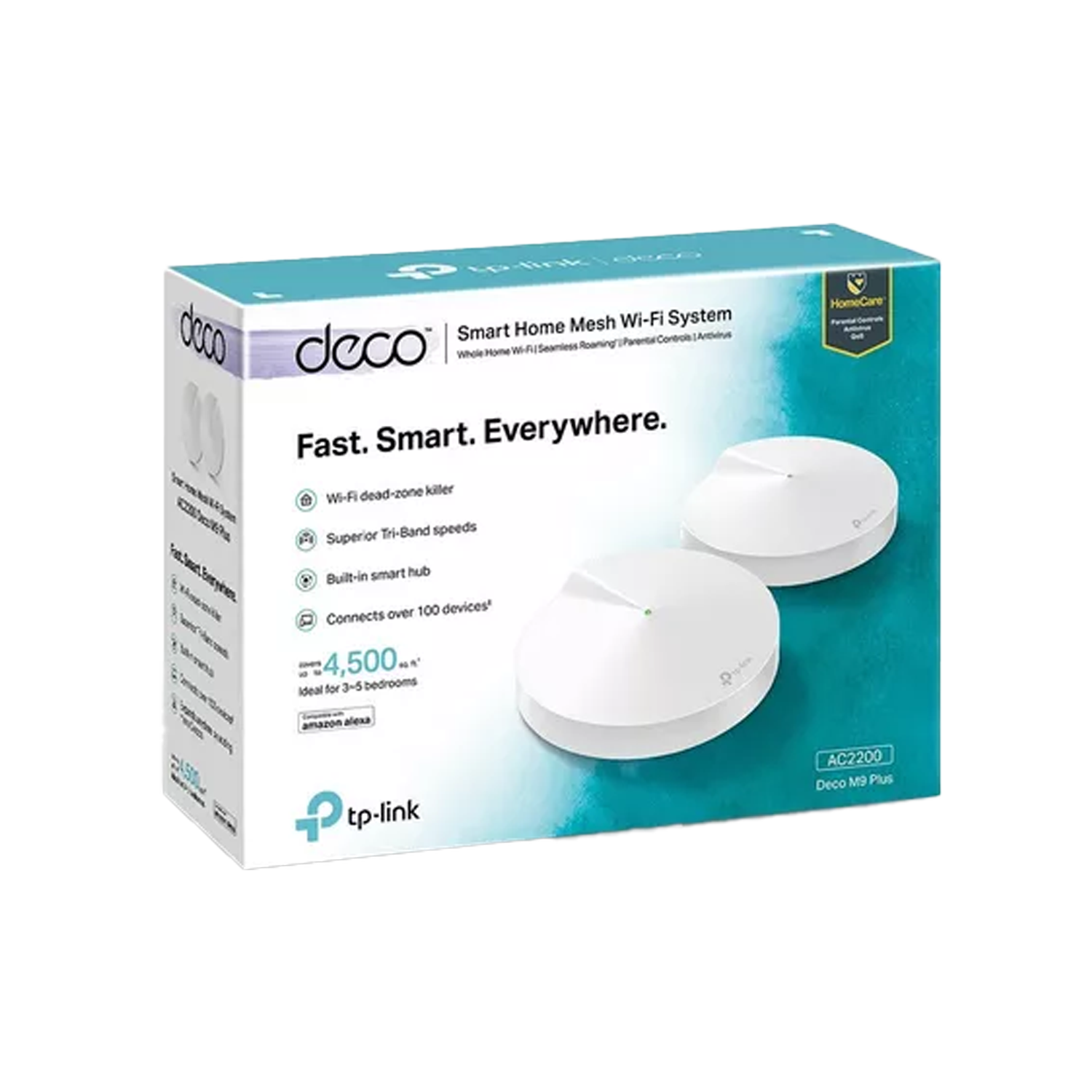 Router Tp-Link Deco M9 Plus (2 Pack) AC2200 Tri-Band