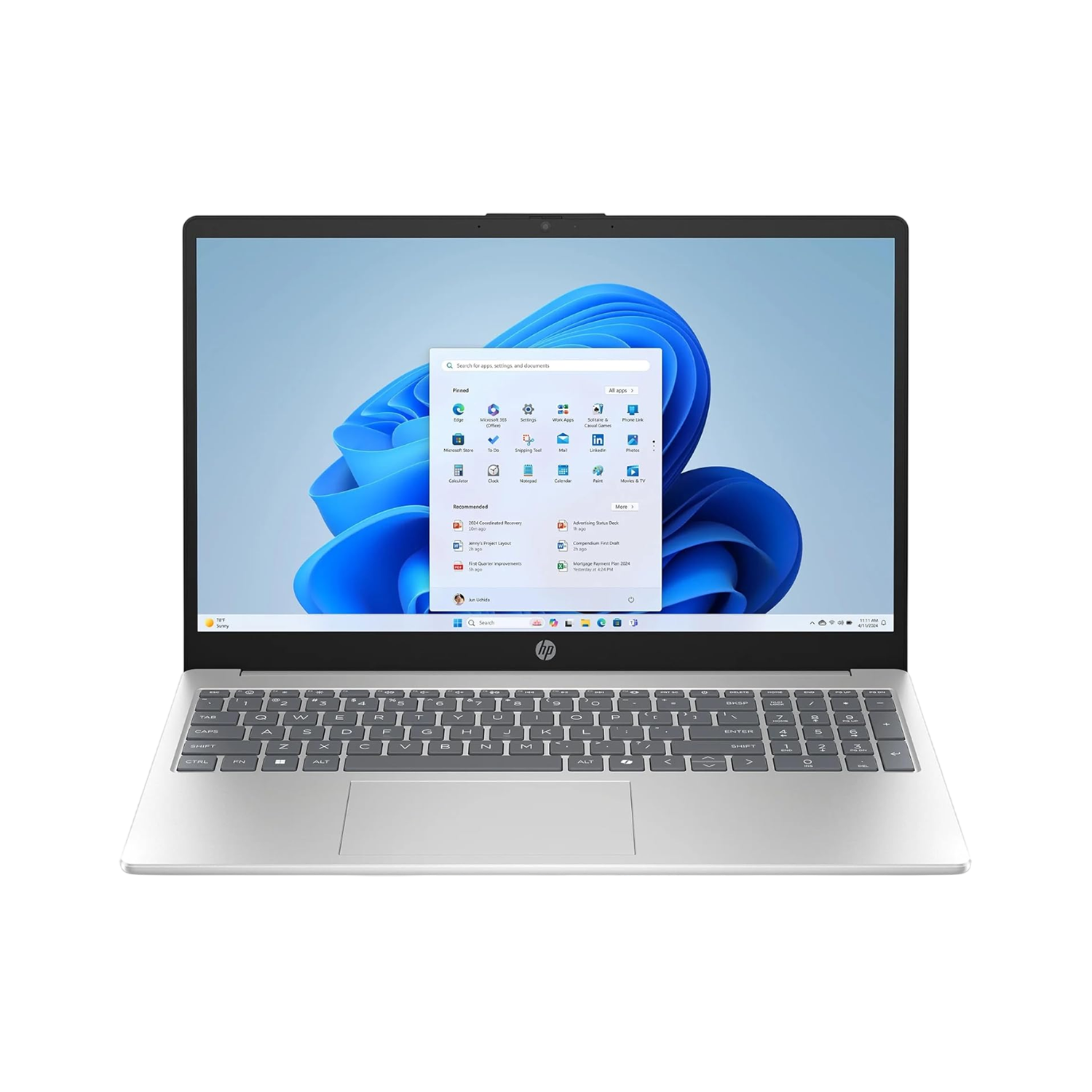 Laptop HP 15.6" Ryzen 7 7730U 16GB SSD 512GB M.2 15-FC0057WM Touch