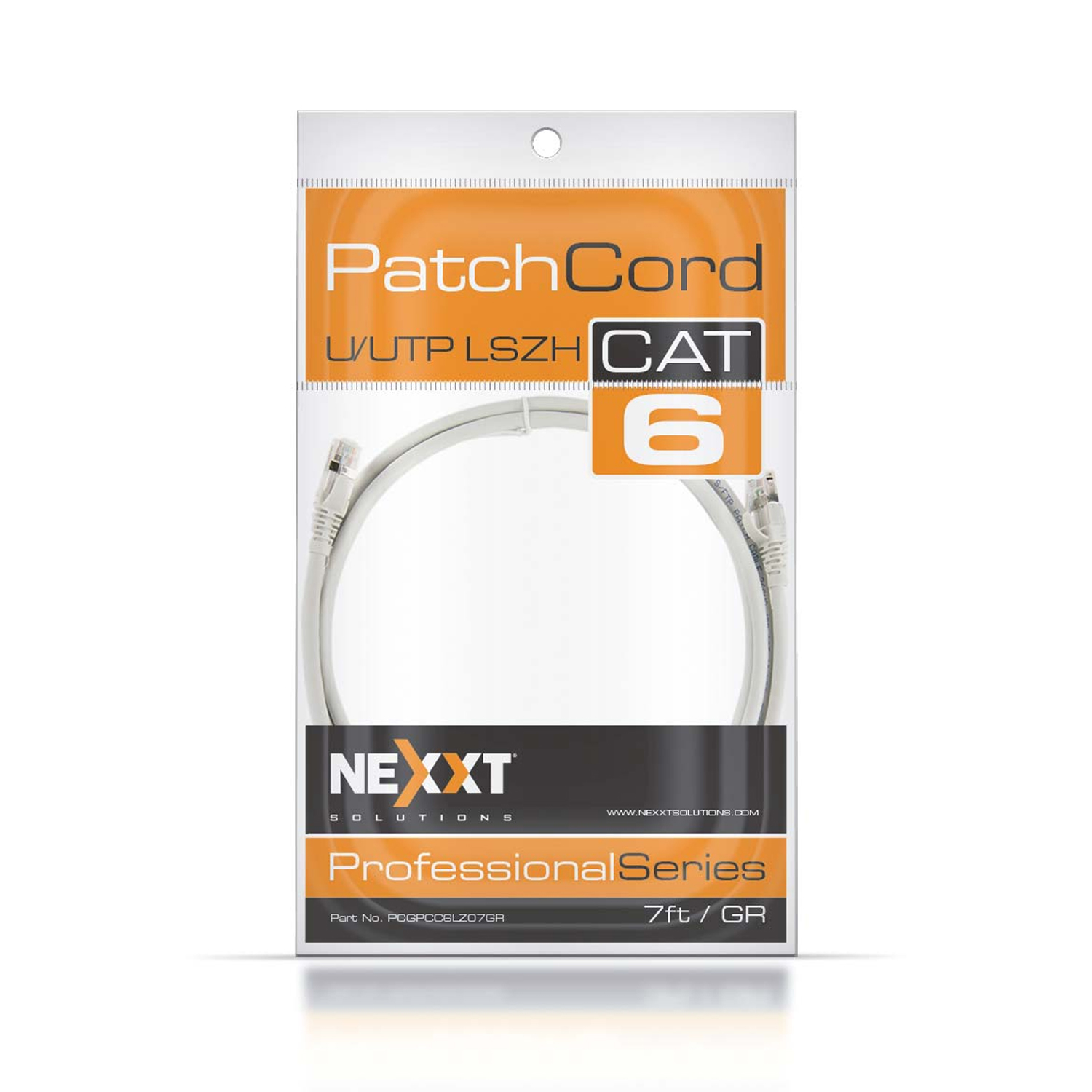 Cable Patch Cord NEXXT Professional Series LSZH CAT6A 7FT / 2.1M