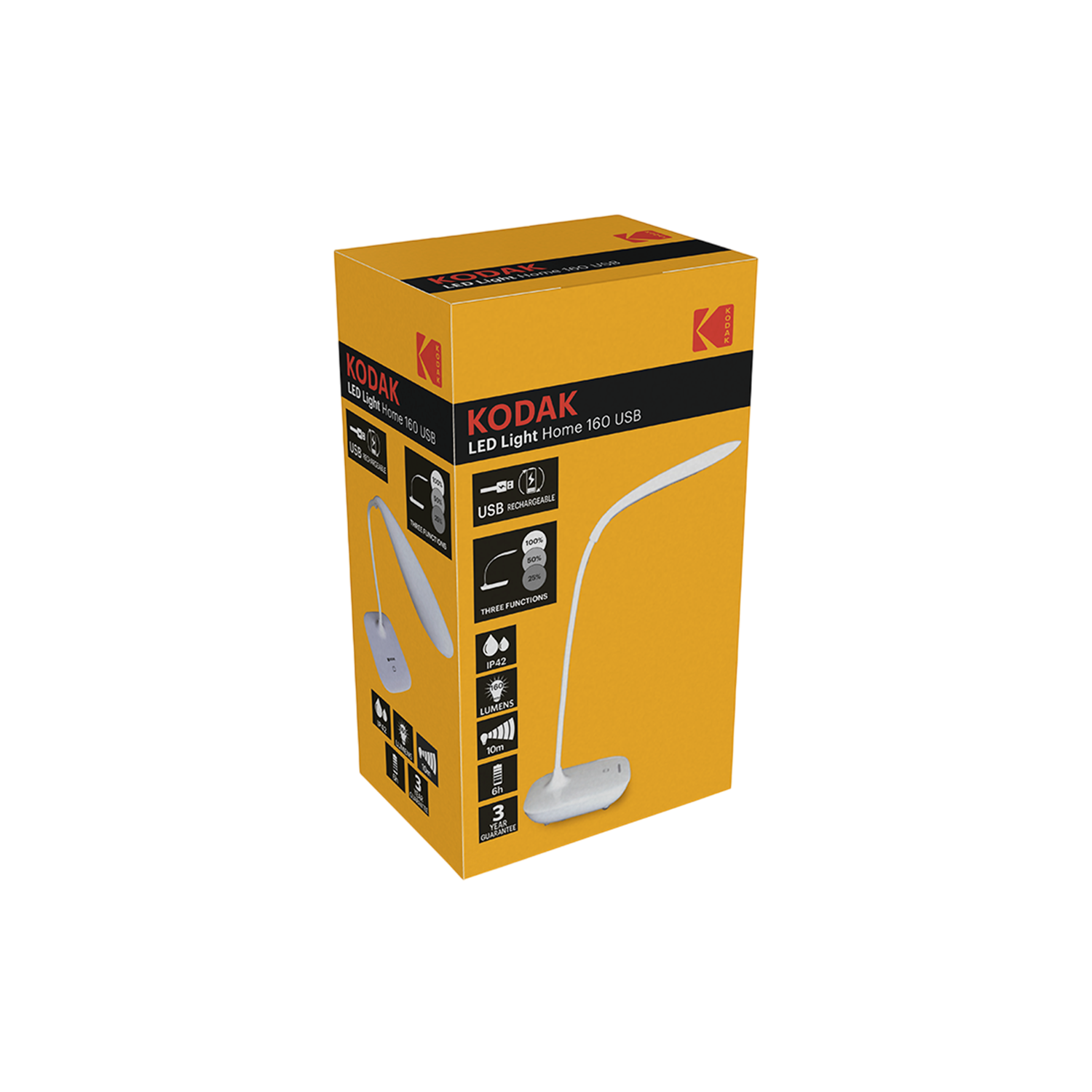 Lampara Kodak Recargable Led Light Home 160 USB