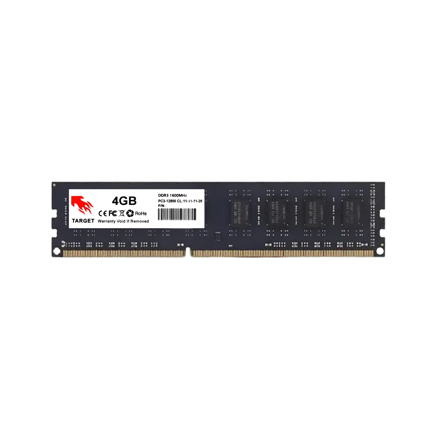Memoria Ram Target DDR3 4GB Desktop