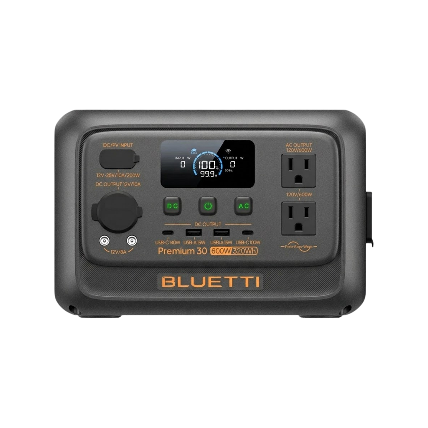 Estacion de Poder Bluetti Premium 30 V2 600W / 320Wh