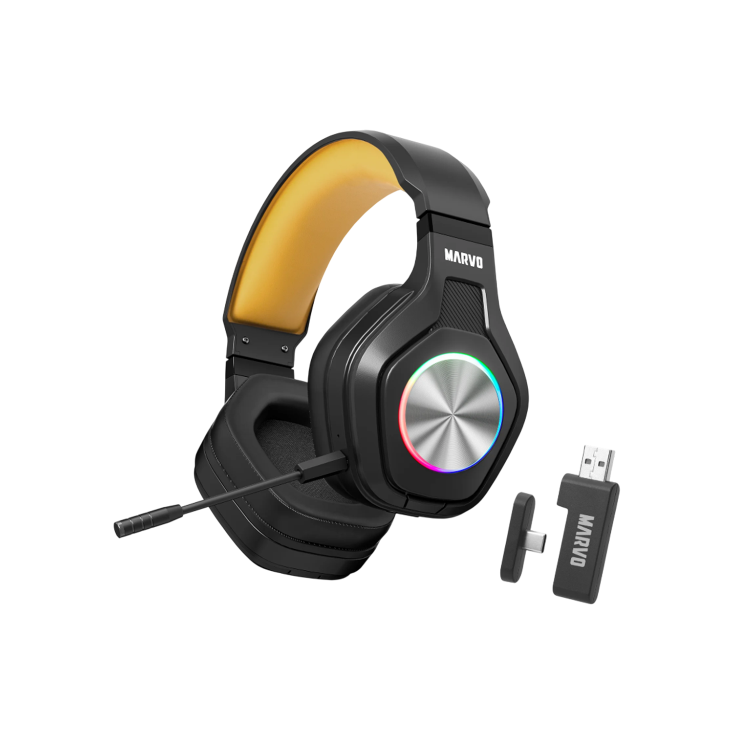 Audifono Marvo HG9084W Gaming Pulz 80W Inalambrico