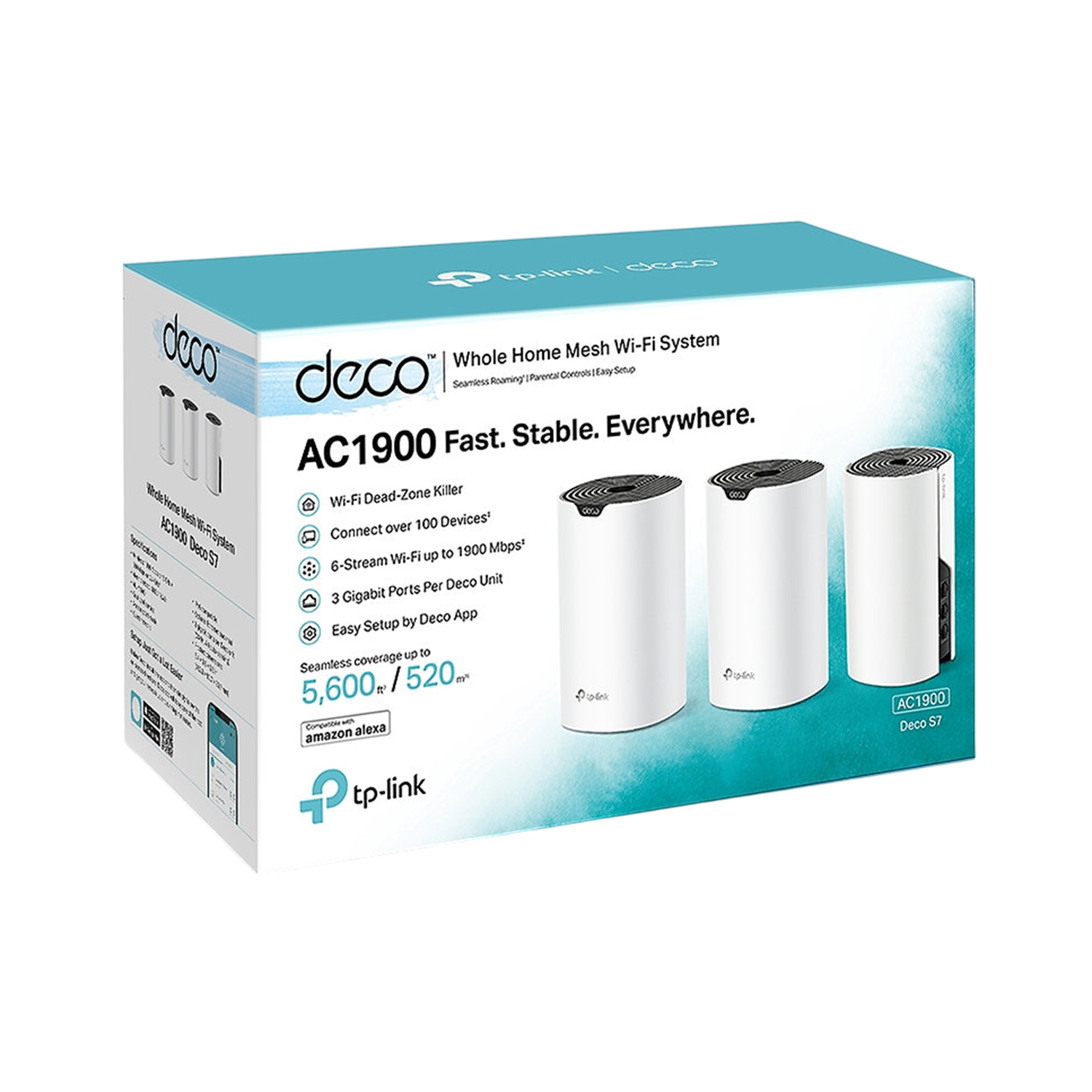 Router Tp-Link Deco S7 (3-Pack) AC1900 Whole Home MESH