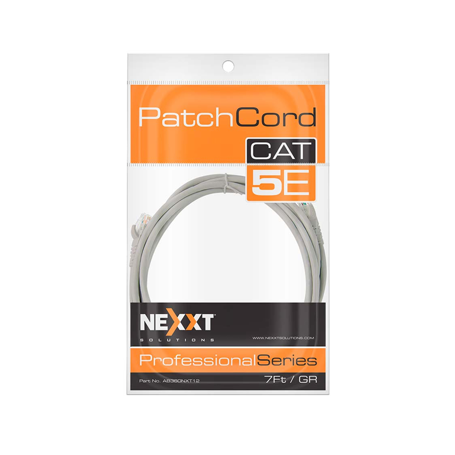 Cable Patch Cord NEXXT Professional Series CAT5e 7FT / 2M