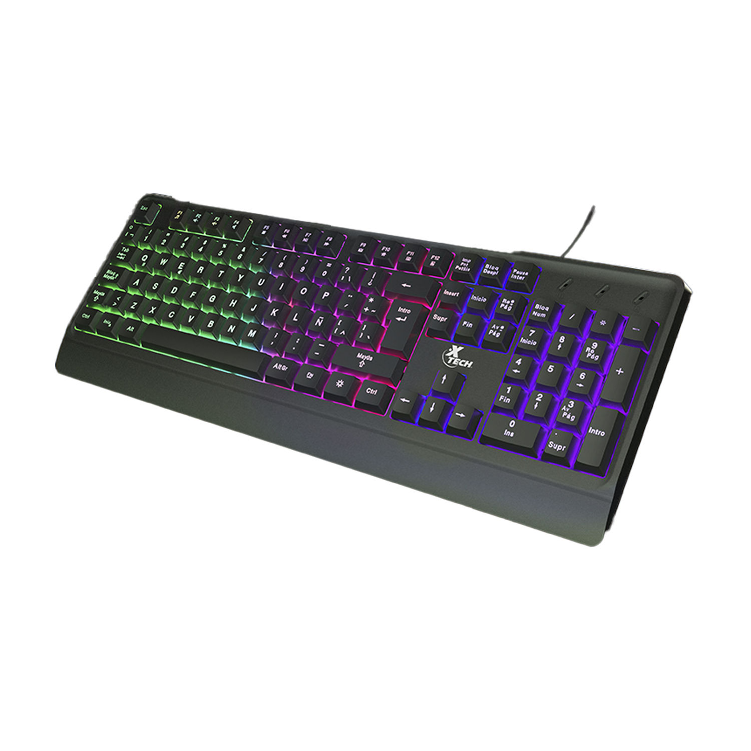 Teclado XTech XTK-505S Chevalier Gaming Español Black