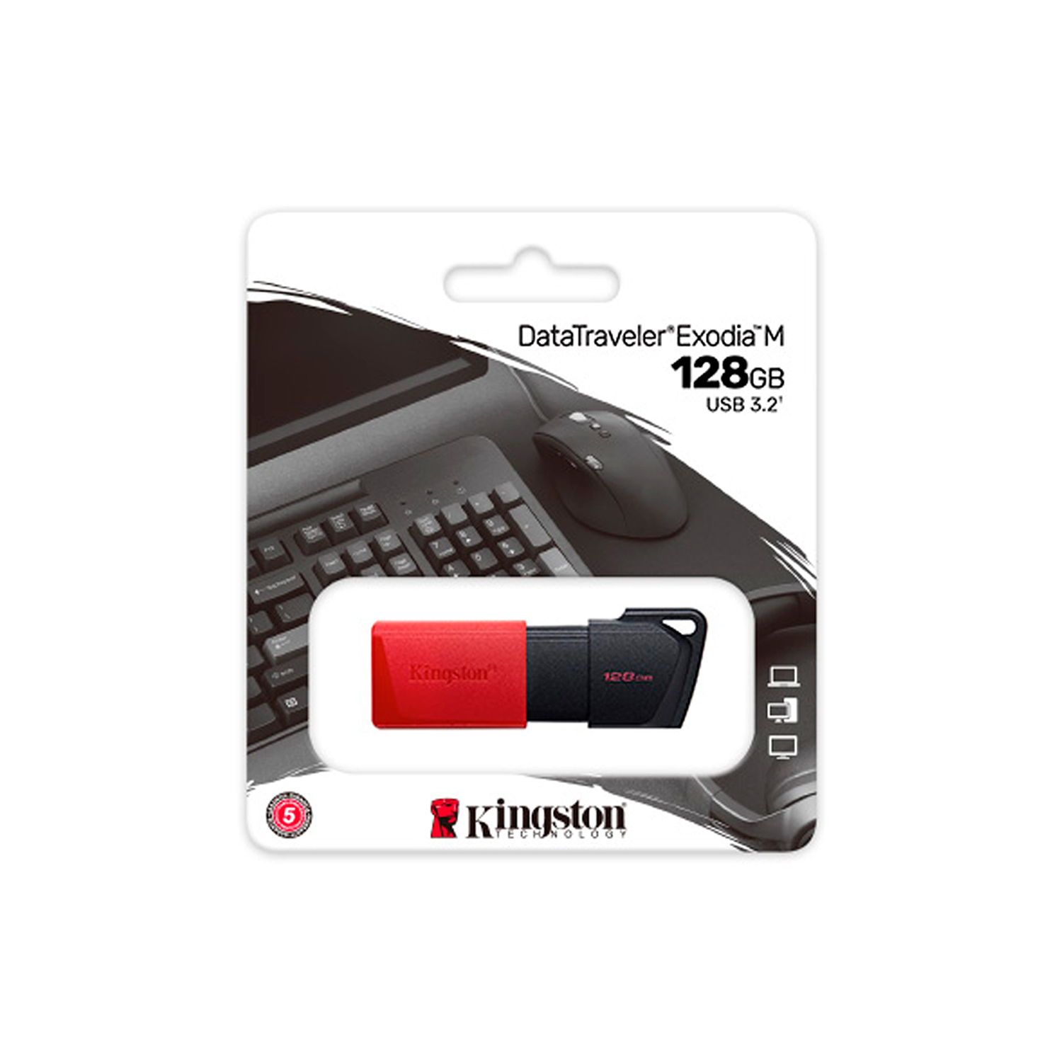 Pendrive 128GB Kingston Traveler Exodia M