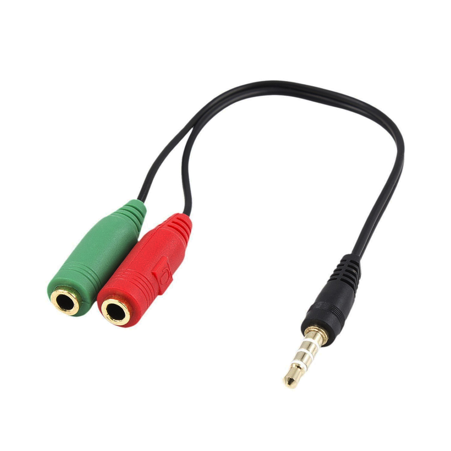 Cable Adaptador Splitter Divisor 2 A 1 Plug 3.5 Micro Audifono