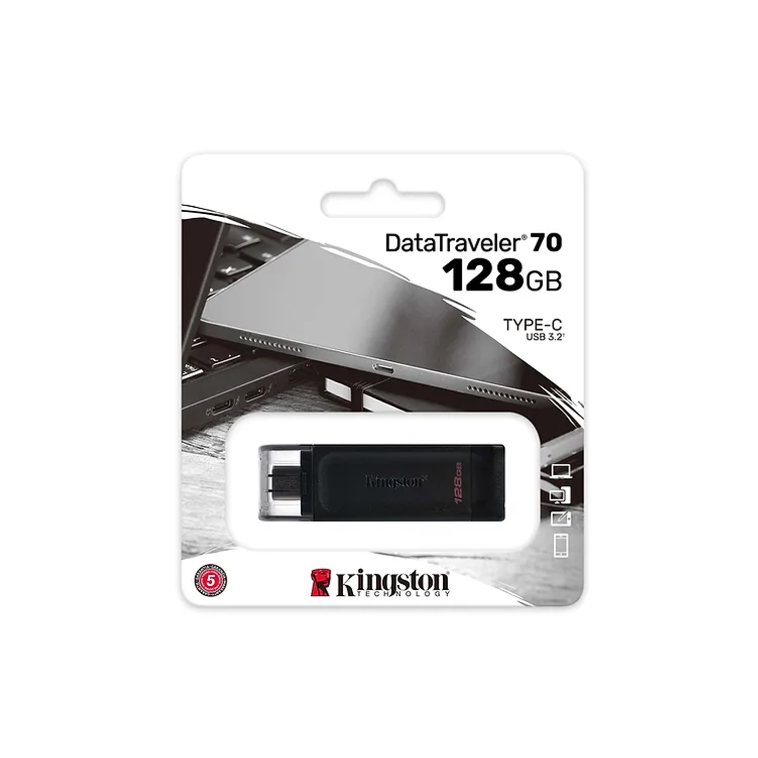 Pendrive 128GB tipo C Kingston DataTraveler