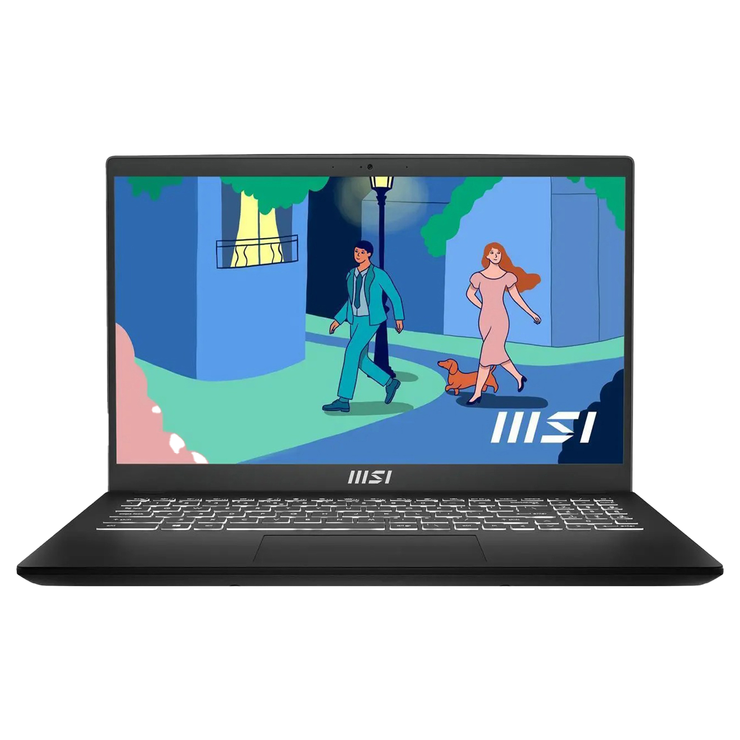 Laptop Msi 15.6" Core I7 16GB SSD512GB Modern 15 B12HW Black