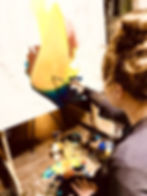botanical_moss_art_iowa_kathleen_joy_artist_paint and sip party painting party