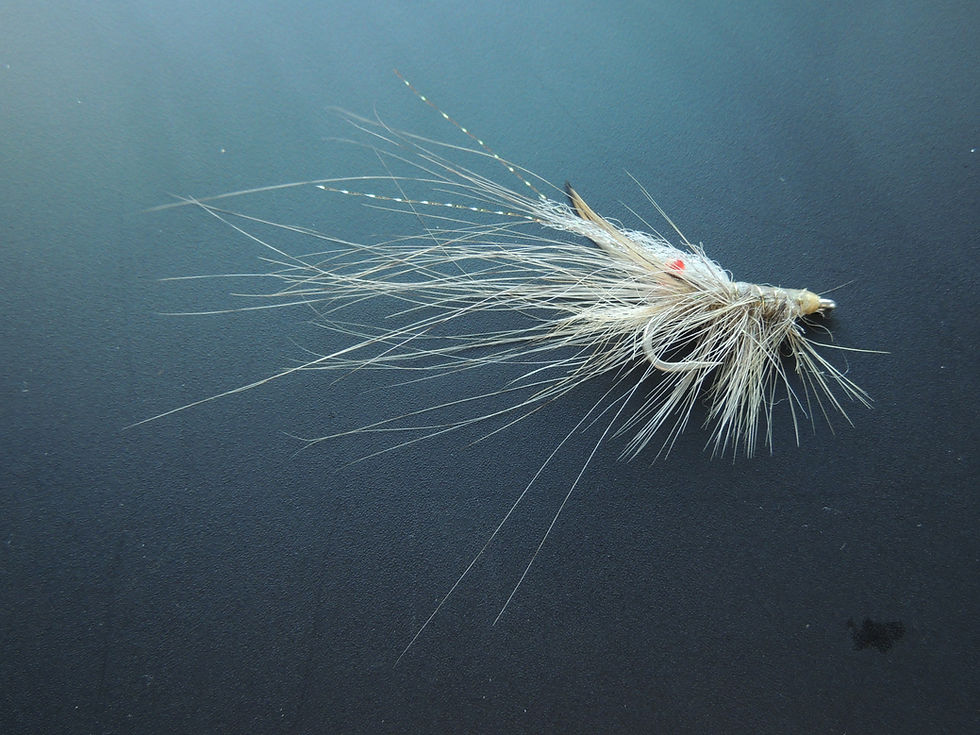 Thumbnail: H0019 Shrimp Pattergriesn Gama SL11-3H Hook Papio Fly GT Barra