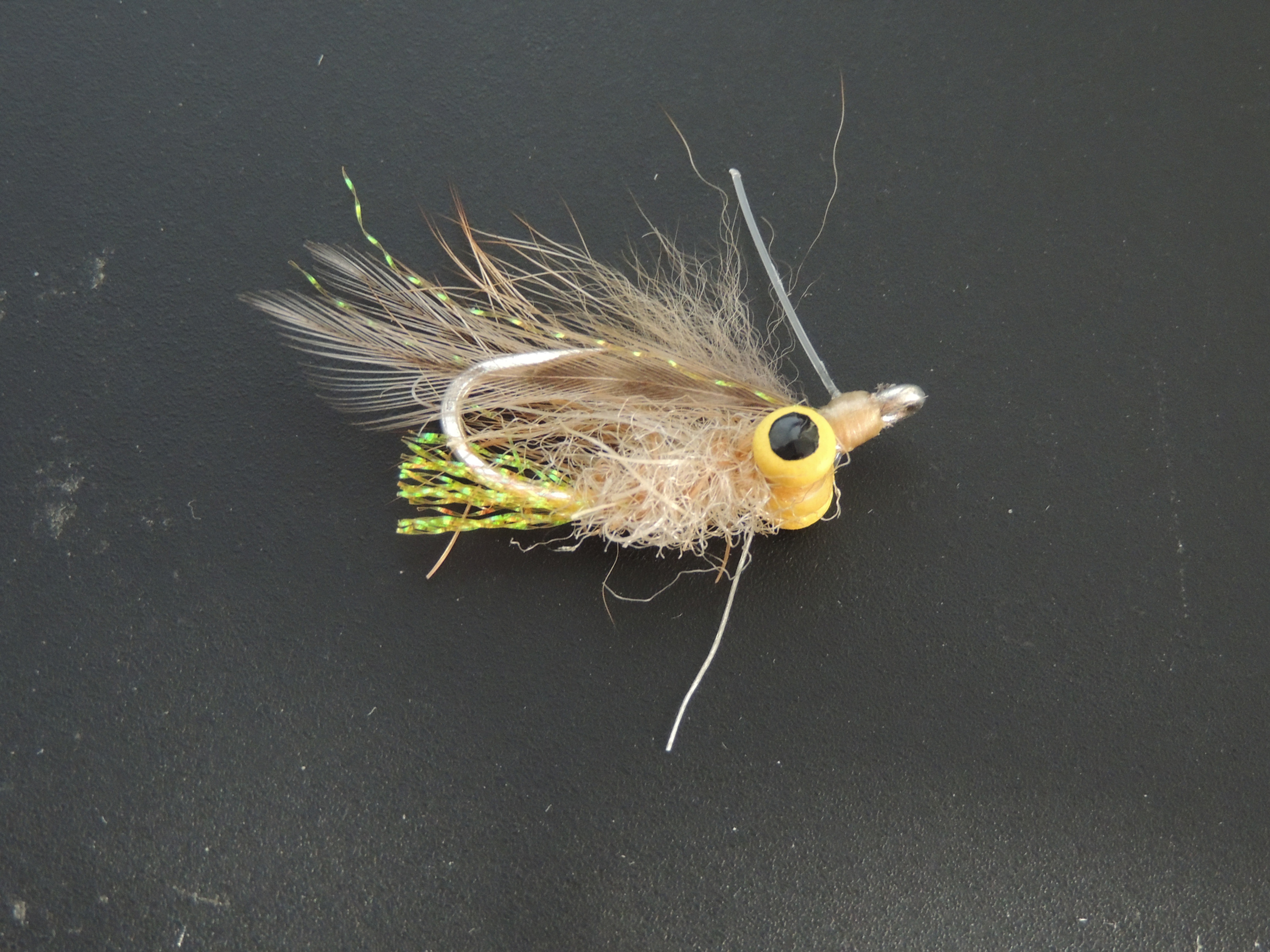 H063 Gotcha TanFox/Barred Hackle #4 Bonefish Fly Oi'o Papio