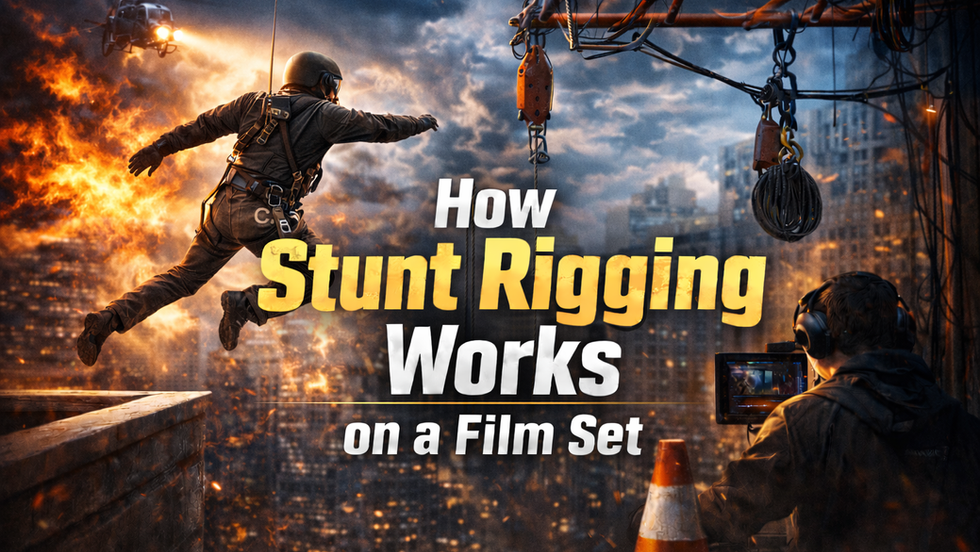 How Stunt Rigging Works on a Film Set