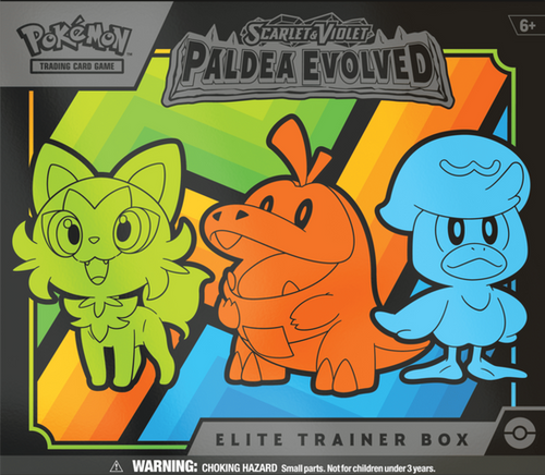 Trading Card Games Scarlet & Violet 2 Paldea Evolved Elite Trainer