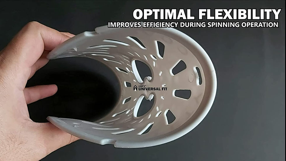 Thumbnail: 9.6 In / 24.5 CM Spin Cap Suitable For LG 6KG To 7KG Washing Machines - Grey