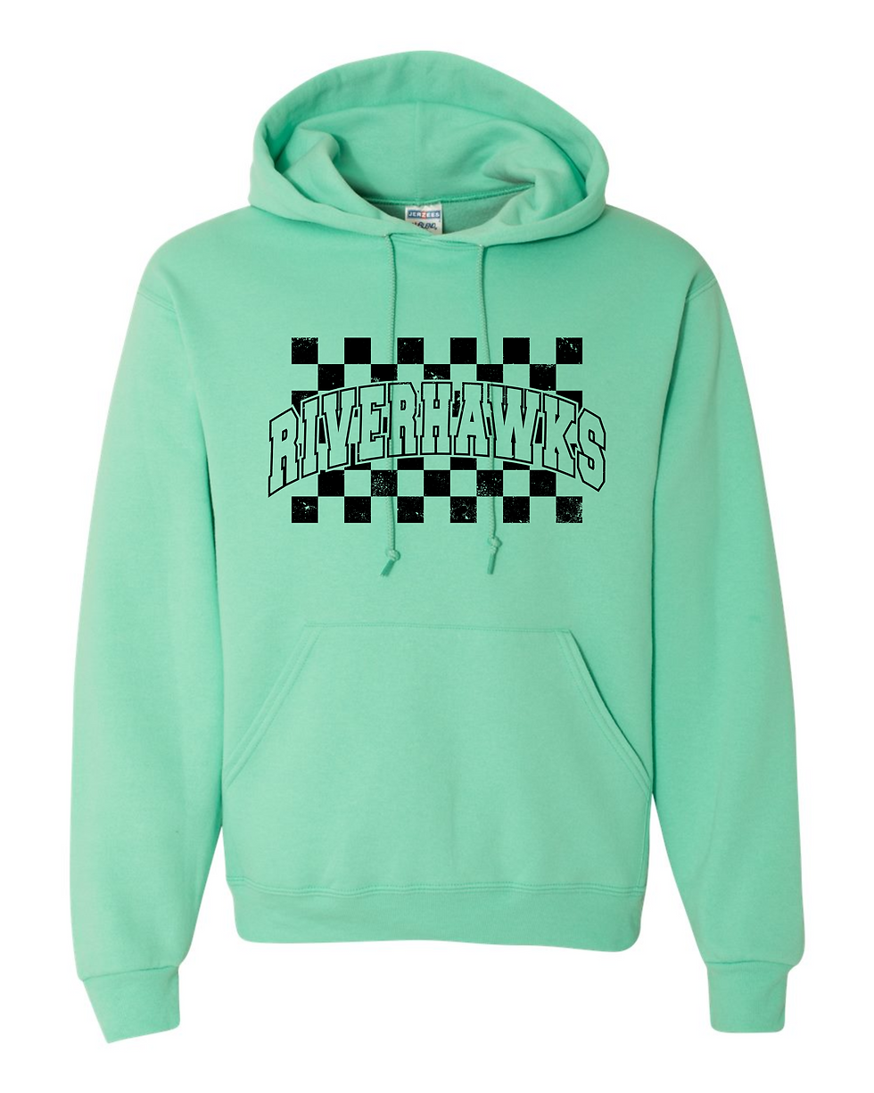 Thumbnail: Checkered Riverhawks Hoodie