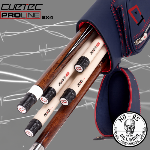Thumbnail: CUETEC Pro Line Navy 2X4 Hard Cue Case