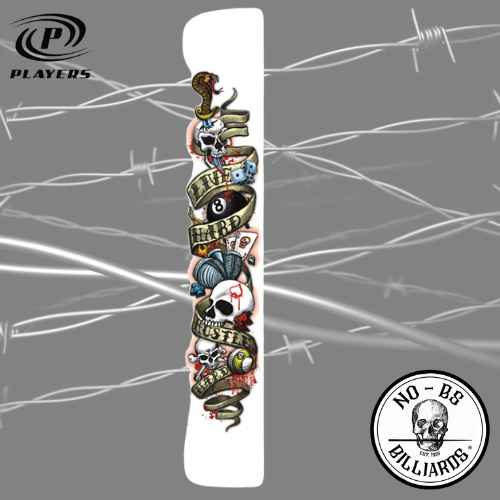 Thumbnail: Players Live Hard Hustle Hard Sport Grip Cue- D-LH