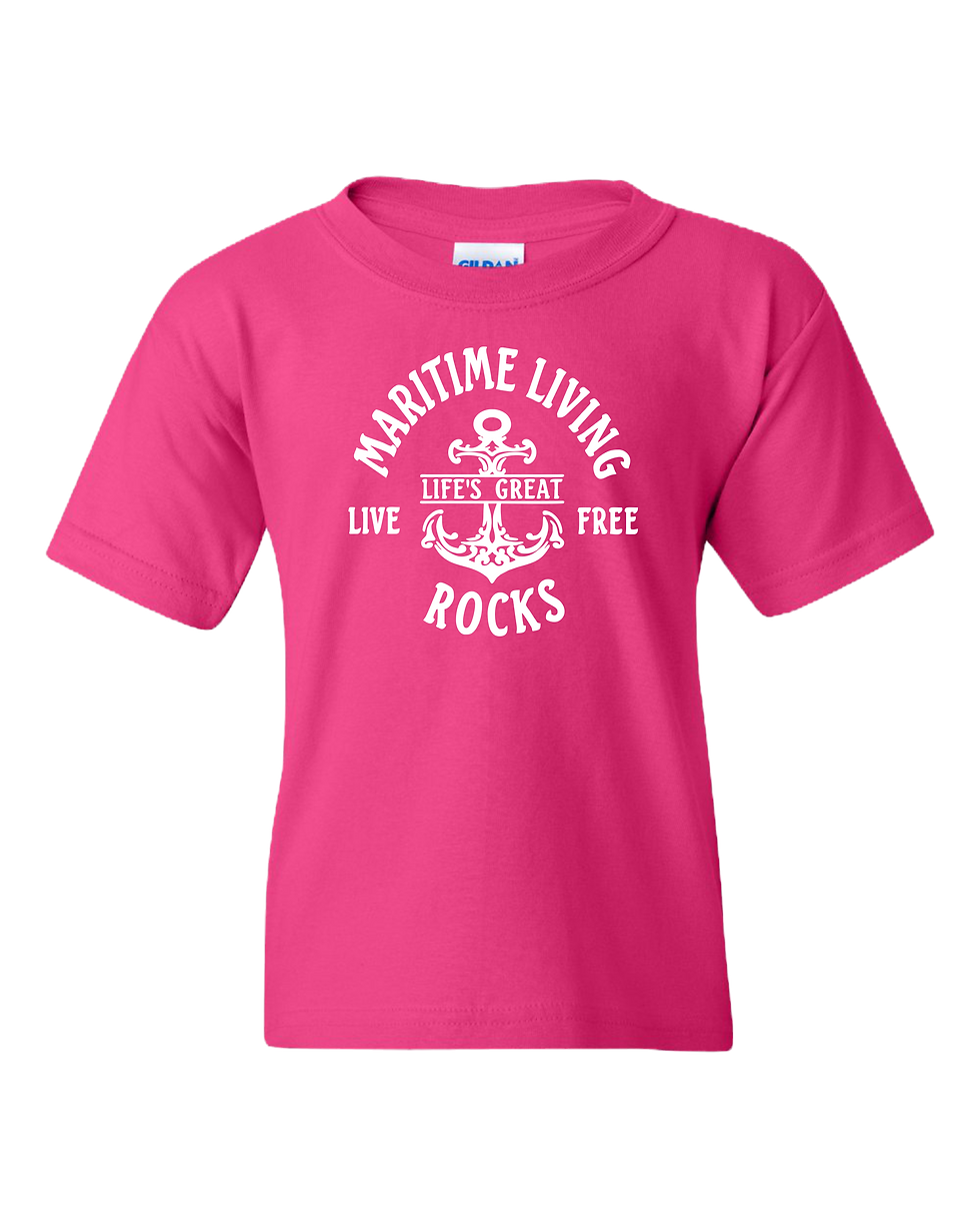 Youth Heliconia T-Shirt White Logo