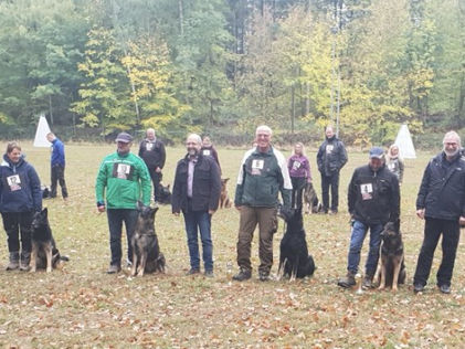 Badische Landesmeisterschaften für Fährtenhunde im Oktober 2018