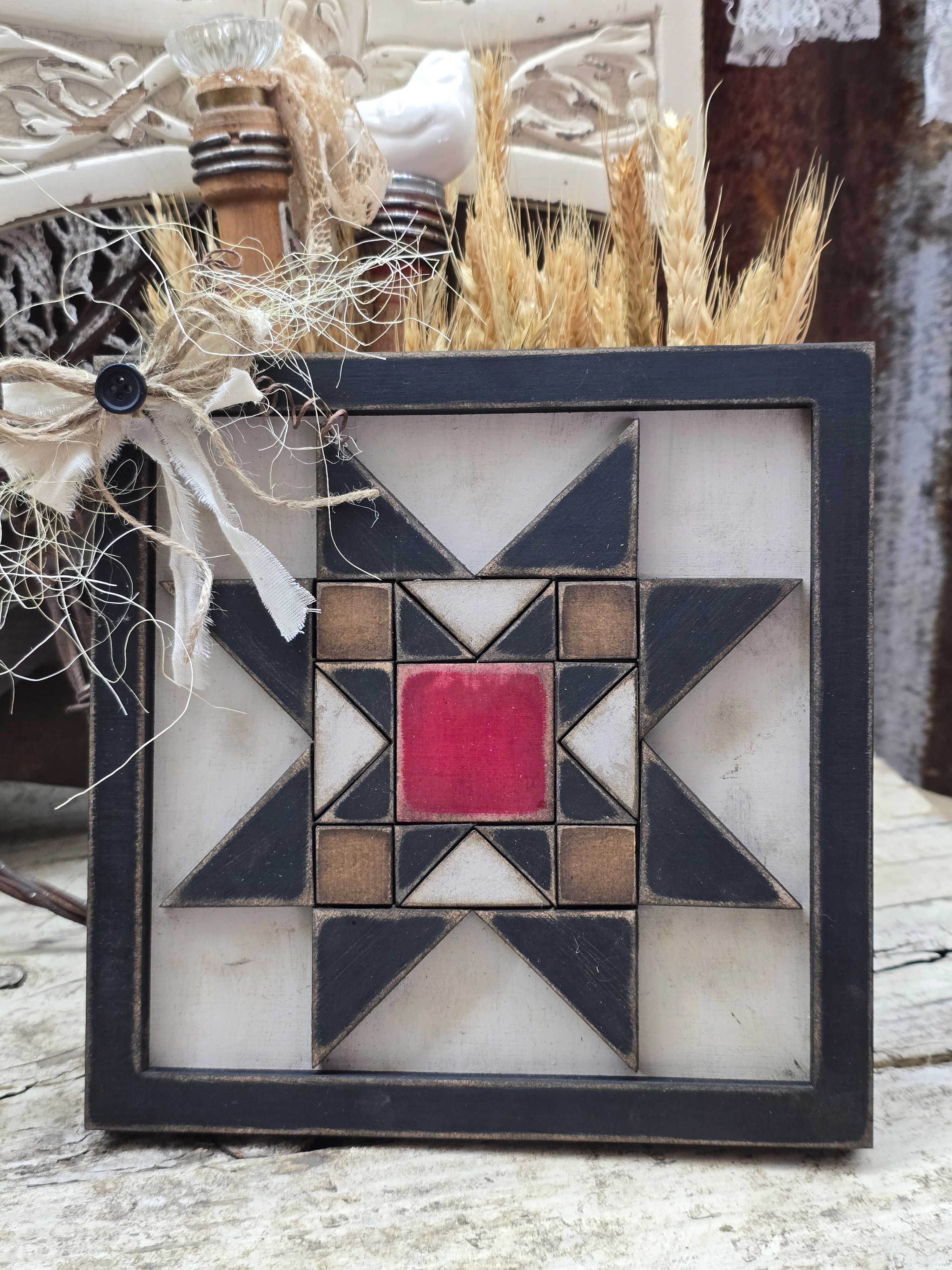Finished with Love - Sunrise Barn Quilt