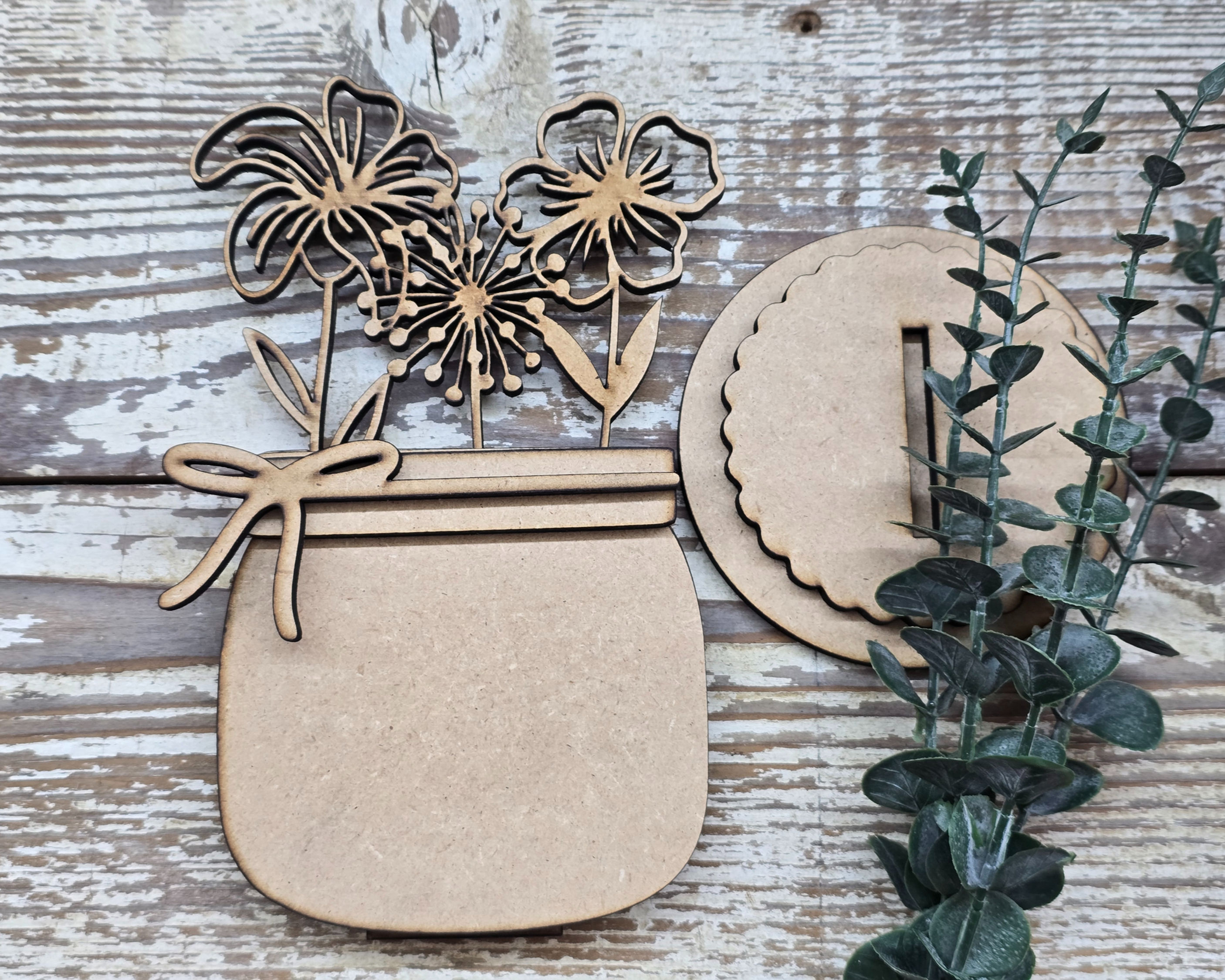 Bloom Jar - DIY Wood Kit