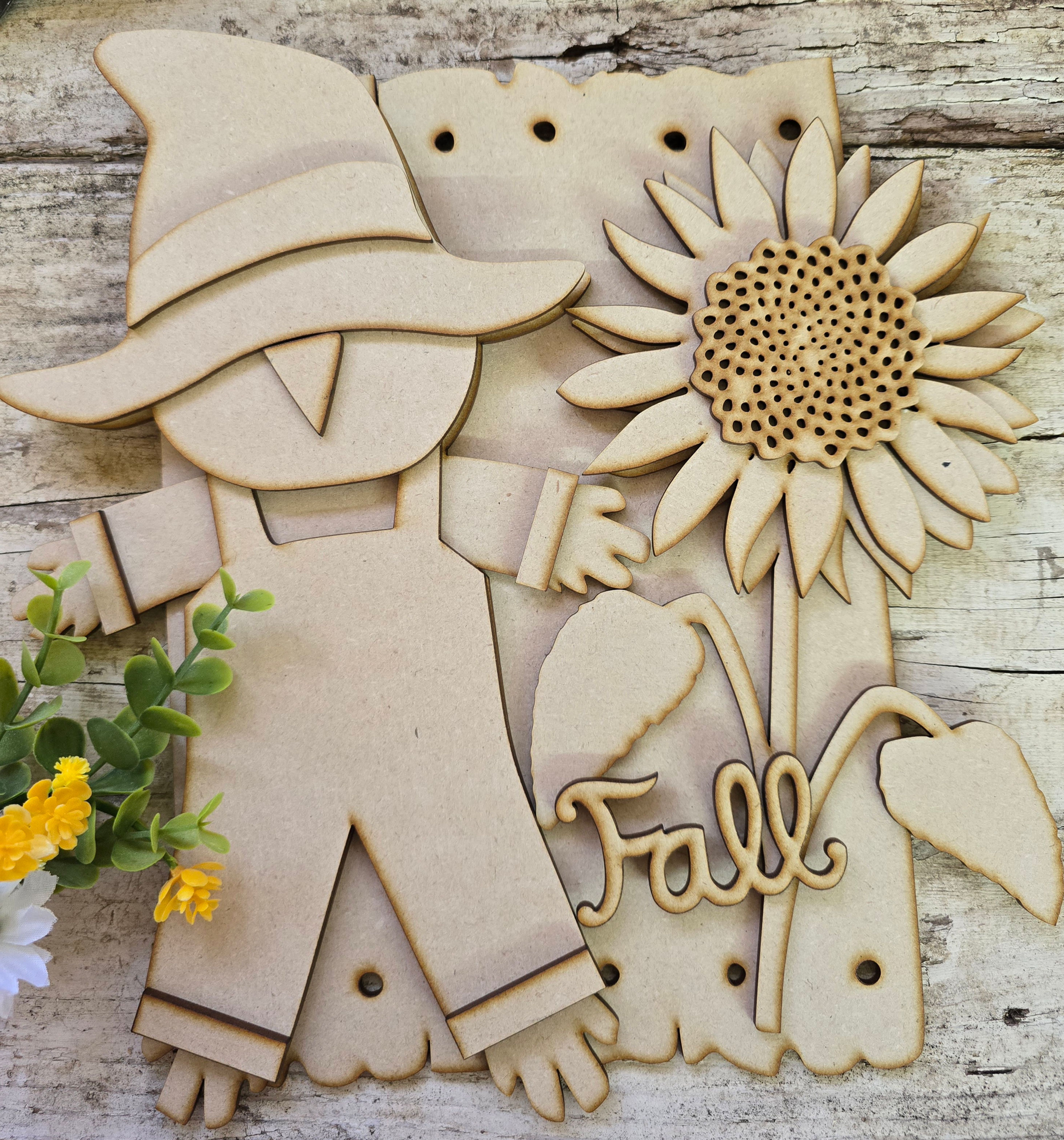 Sunny Harvest Scarecrow