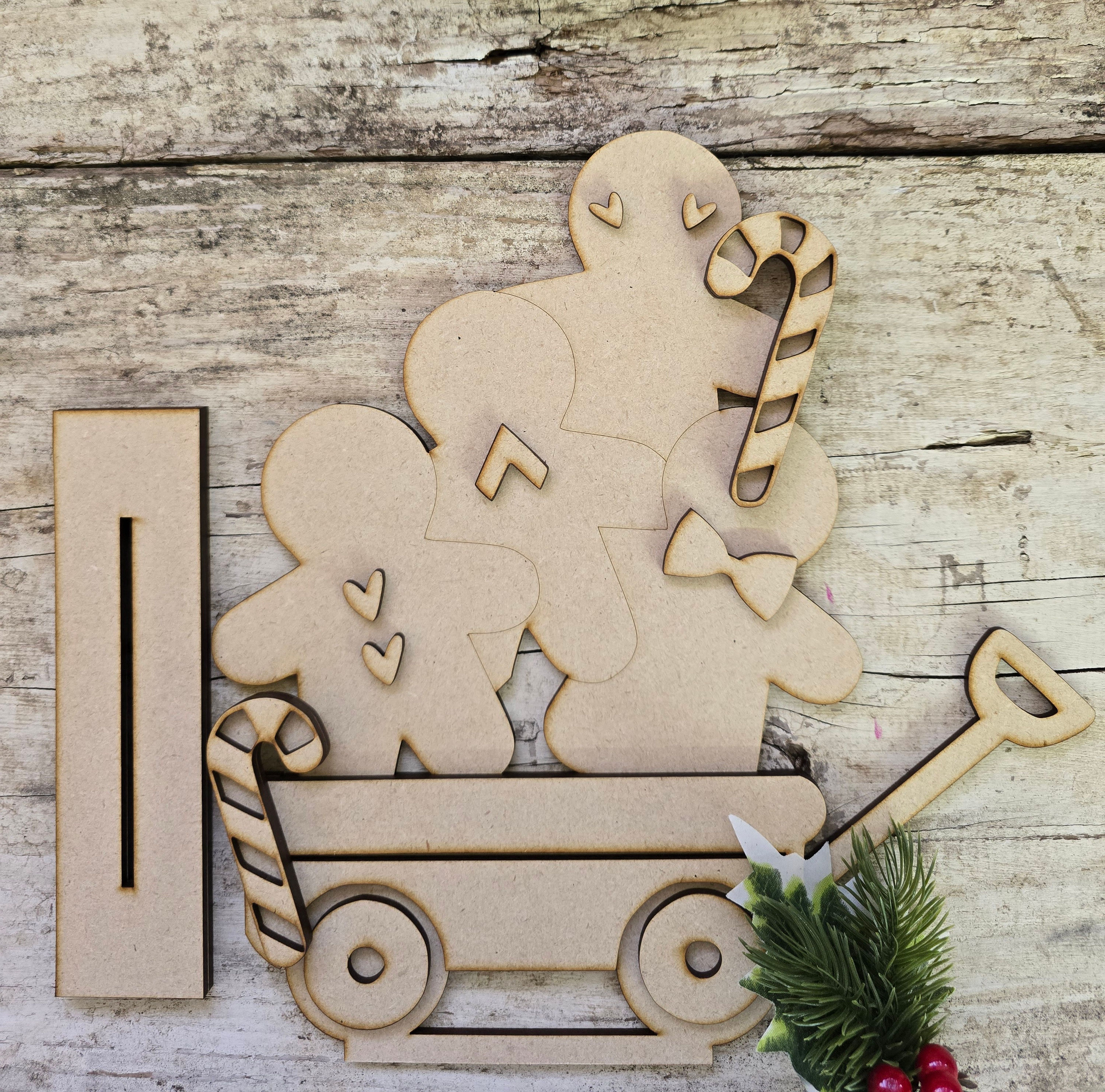 Gingerbread Express Wagon