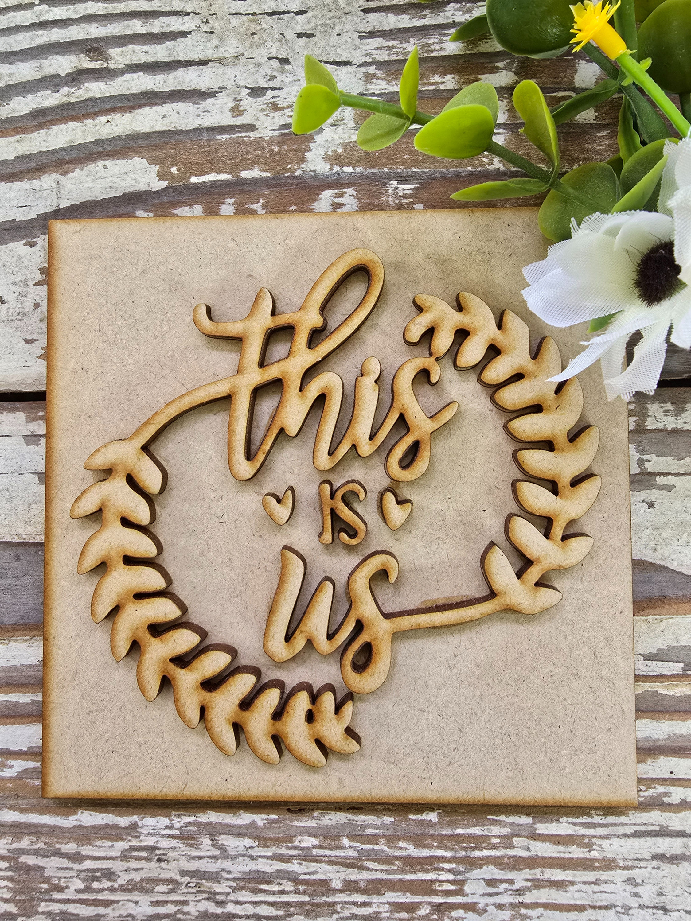 This is Us Insert Only for Square Interchangeable Frame