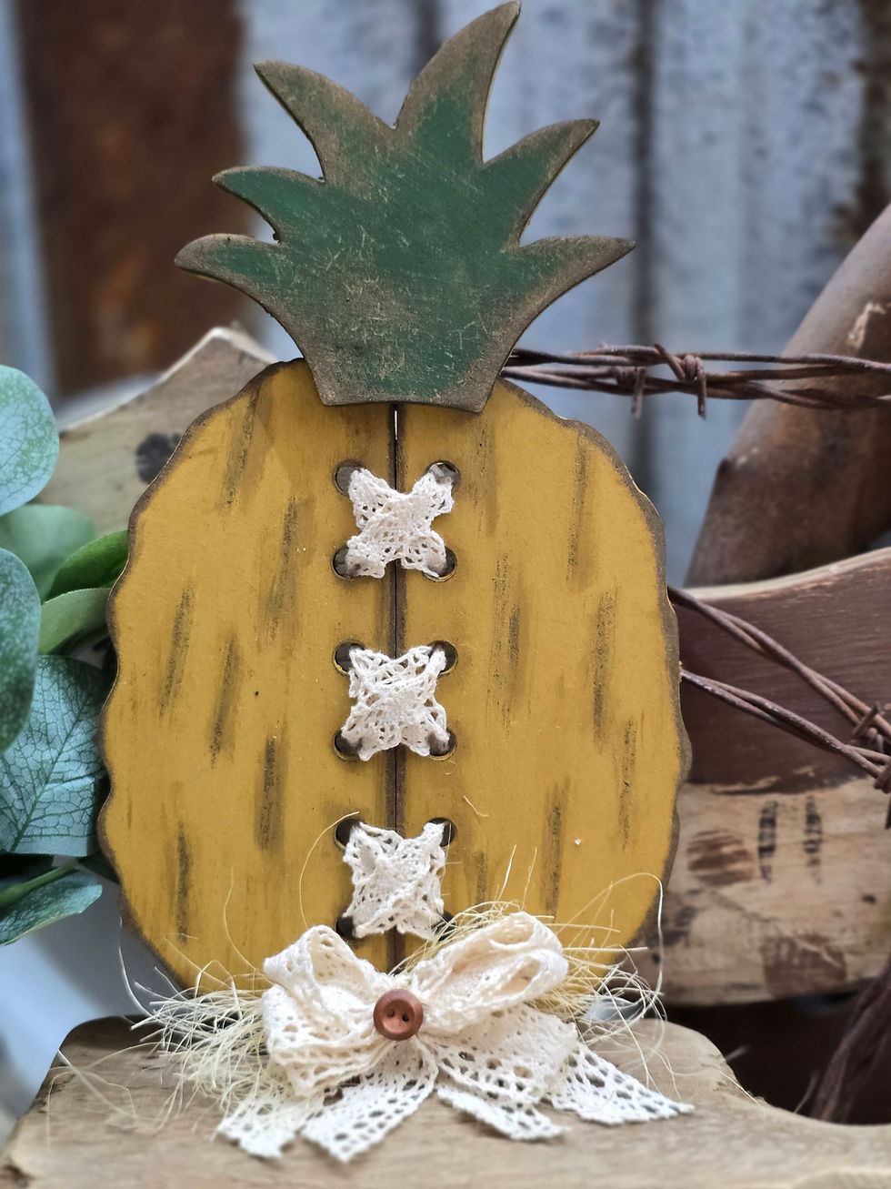Thumbnail: Pineapple Stitch Fruit - DIY Wood Kit