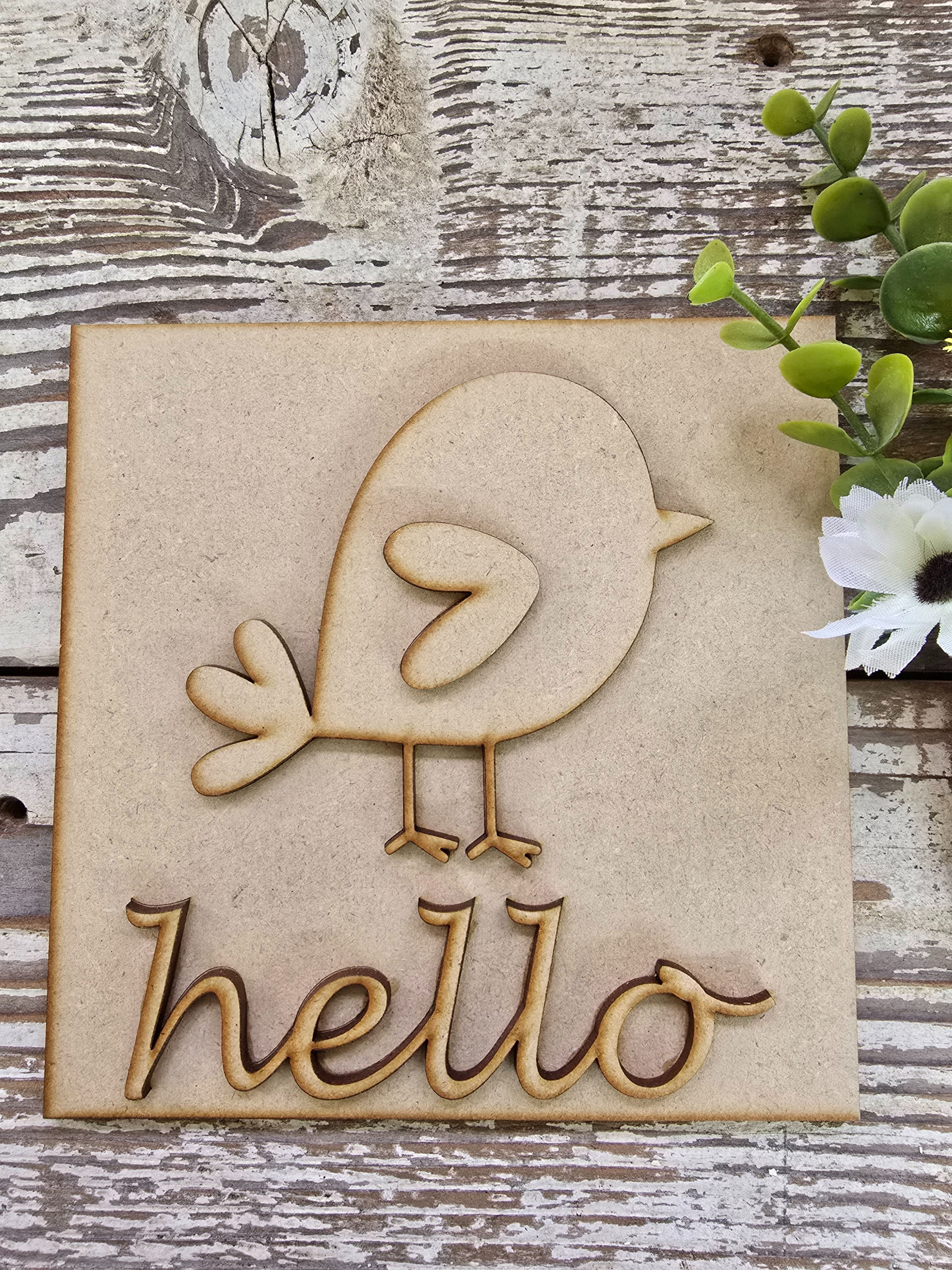Hello Little Friend Insert Only for Cutting Board Interchangeable