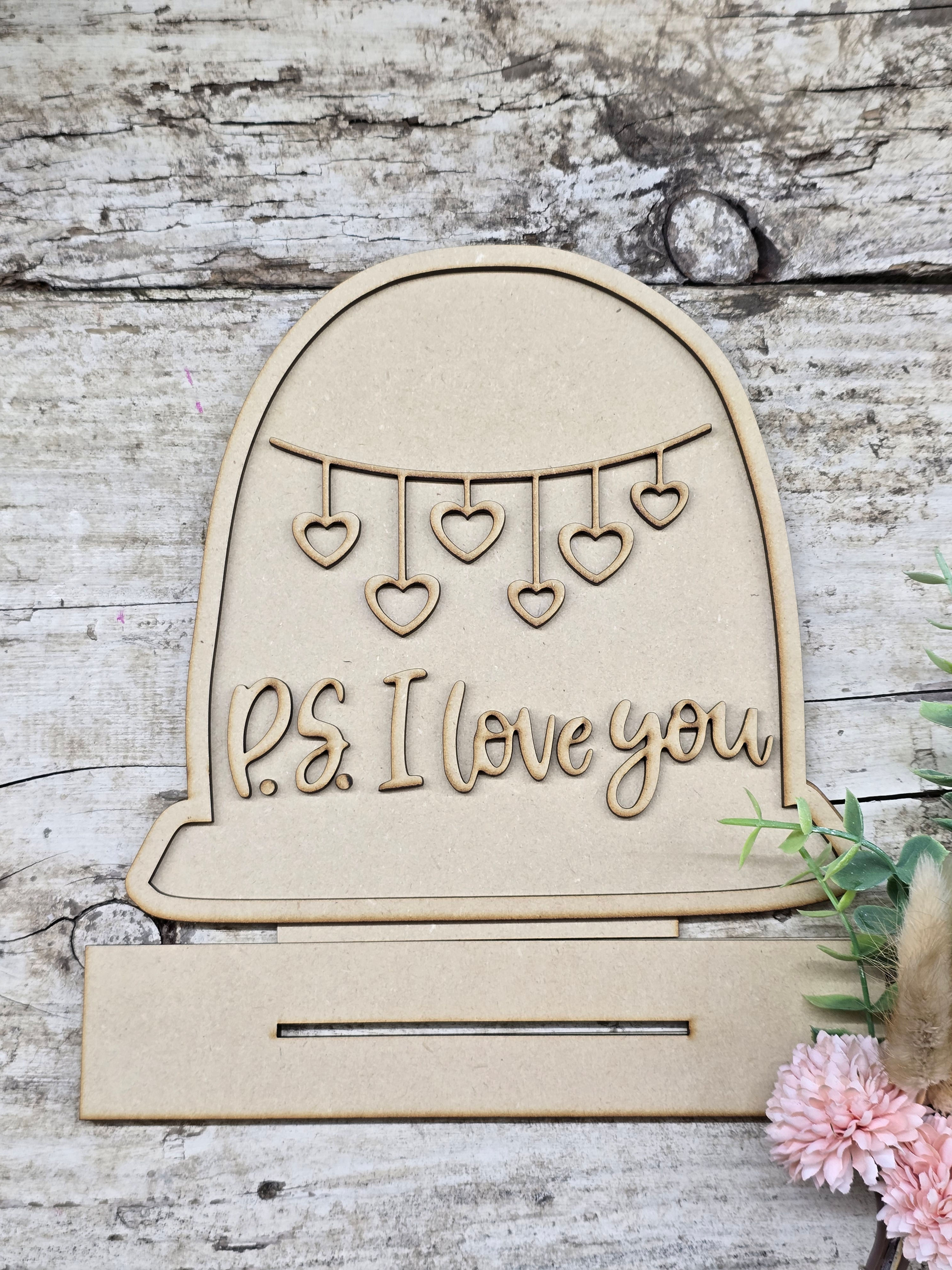 P.S. I Love You Snowglobe - SVG • PNG • PDF Pattern Bundle