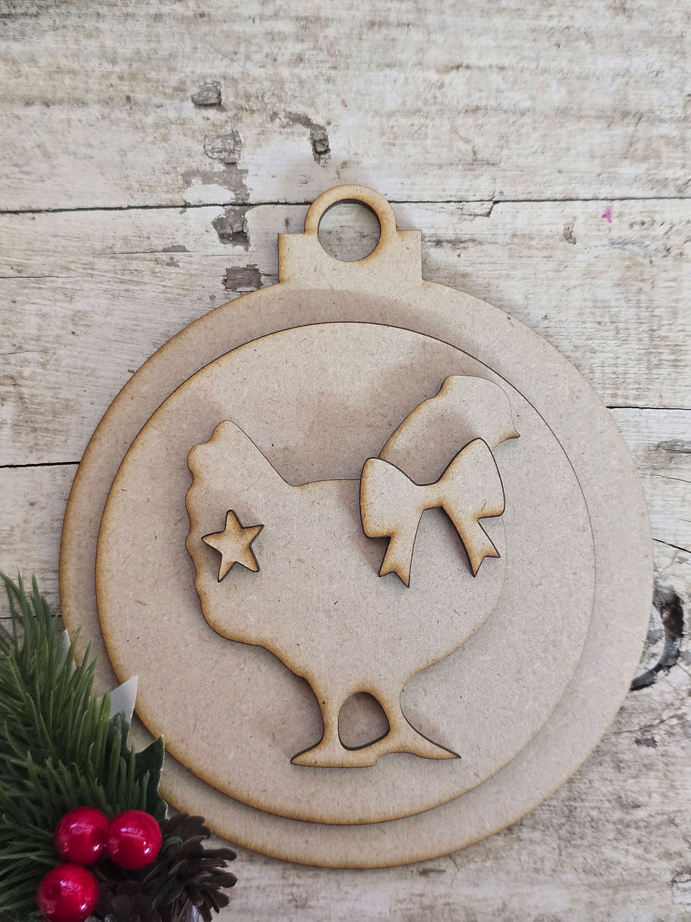 Thumbnail: Cozy Country Christmas Ornament Set
