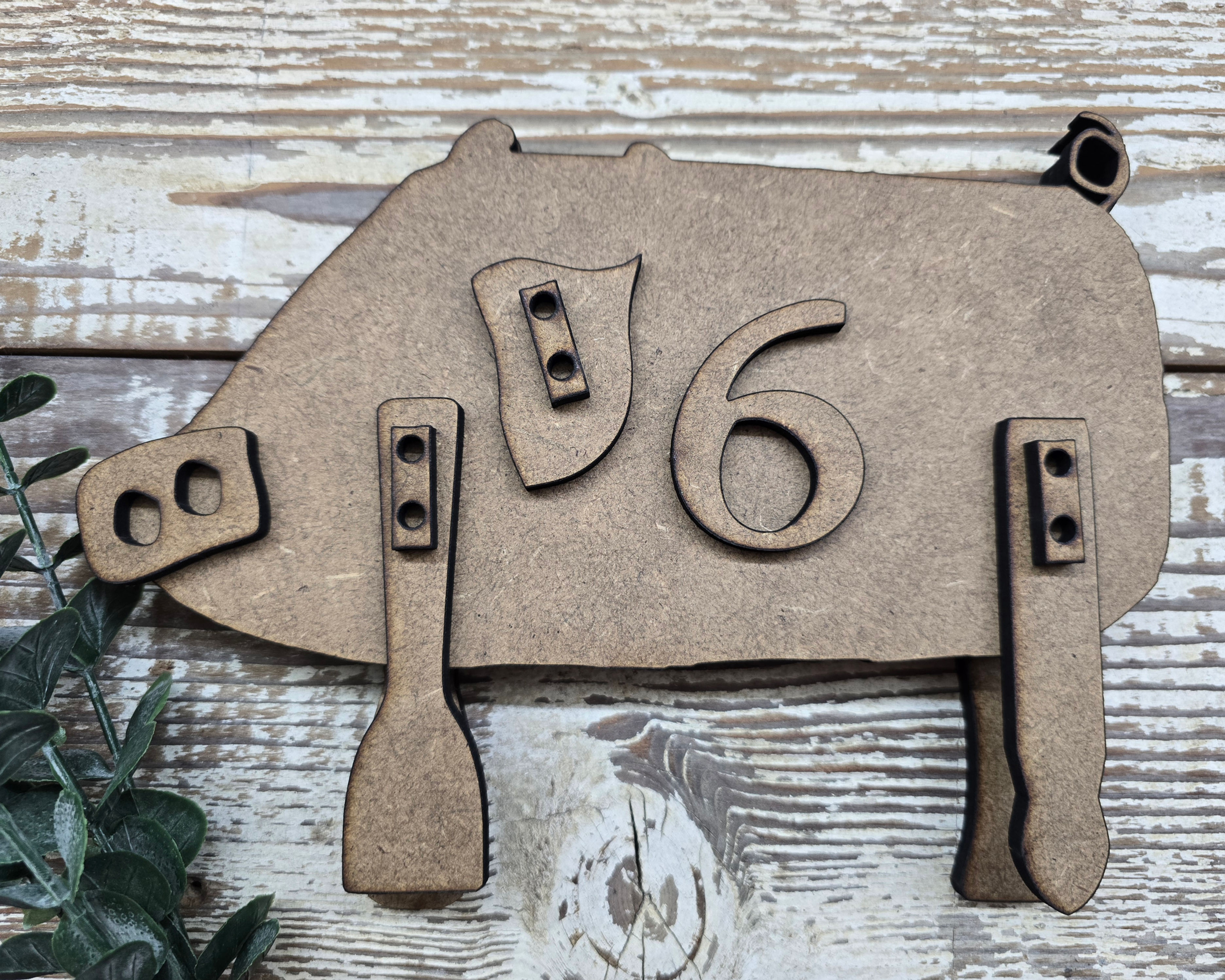 The No. 6 Ranch Pig - DIY Wood Kit