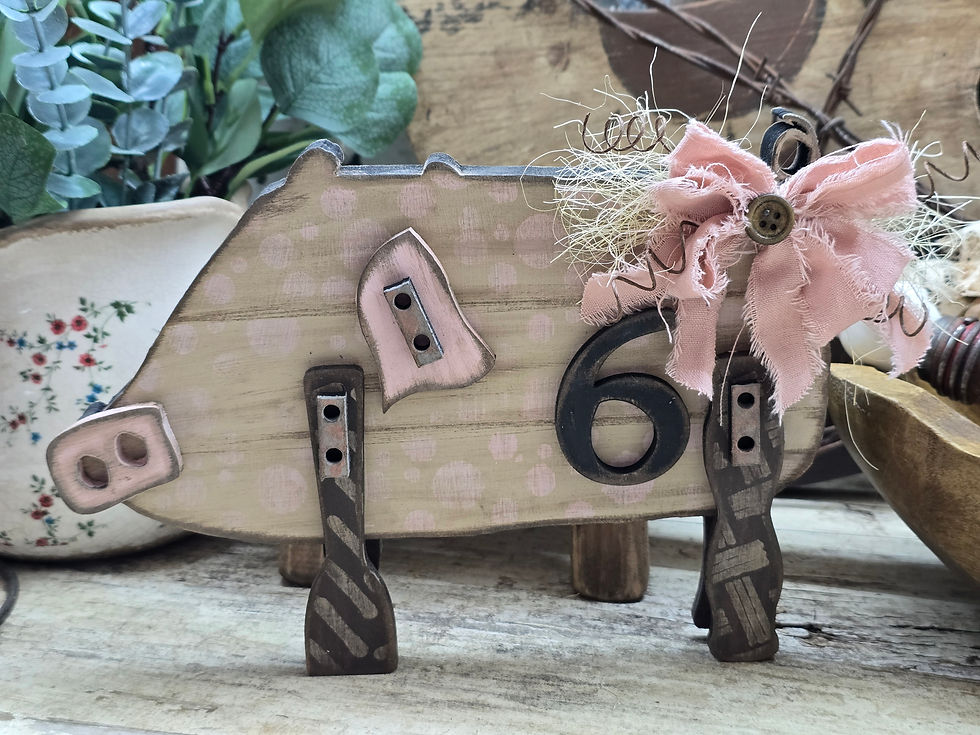 Thumbnail: SVG Bundle - The No. 6 Ranch Pig - DIY Wood Kit - SVG • PNG • PDF Pattern
