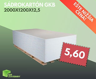 Sadrokartón len za 5,60€