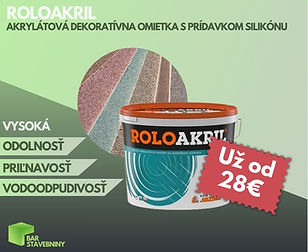 Akrylátová omietka už od 28€