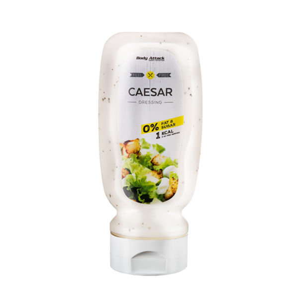Body Attack CAESAR DRESSING, zuckerfrei, fettfrei, vegan, 320ml