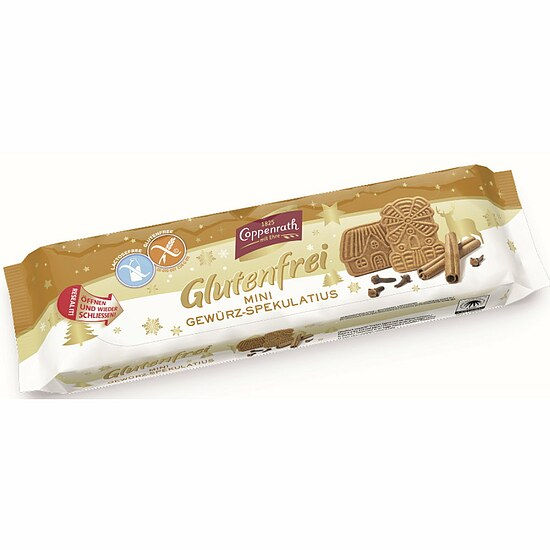 Coppenrath glutenfreie Mini Gewürz Spekulatius, laktosefrei, 150g