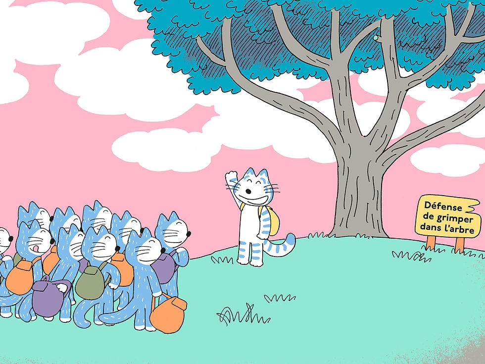 Miniature : Onze matous dans un sac