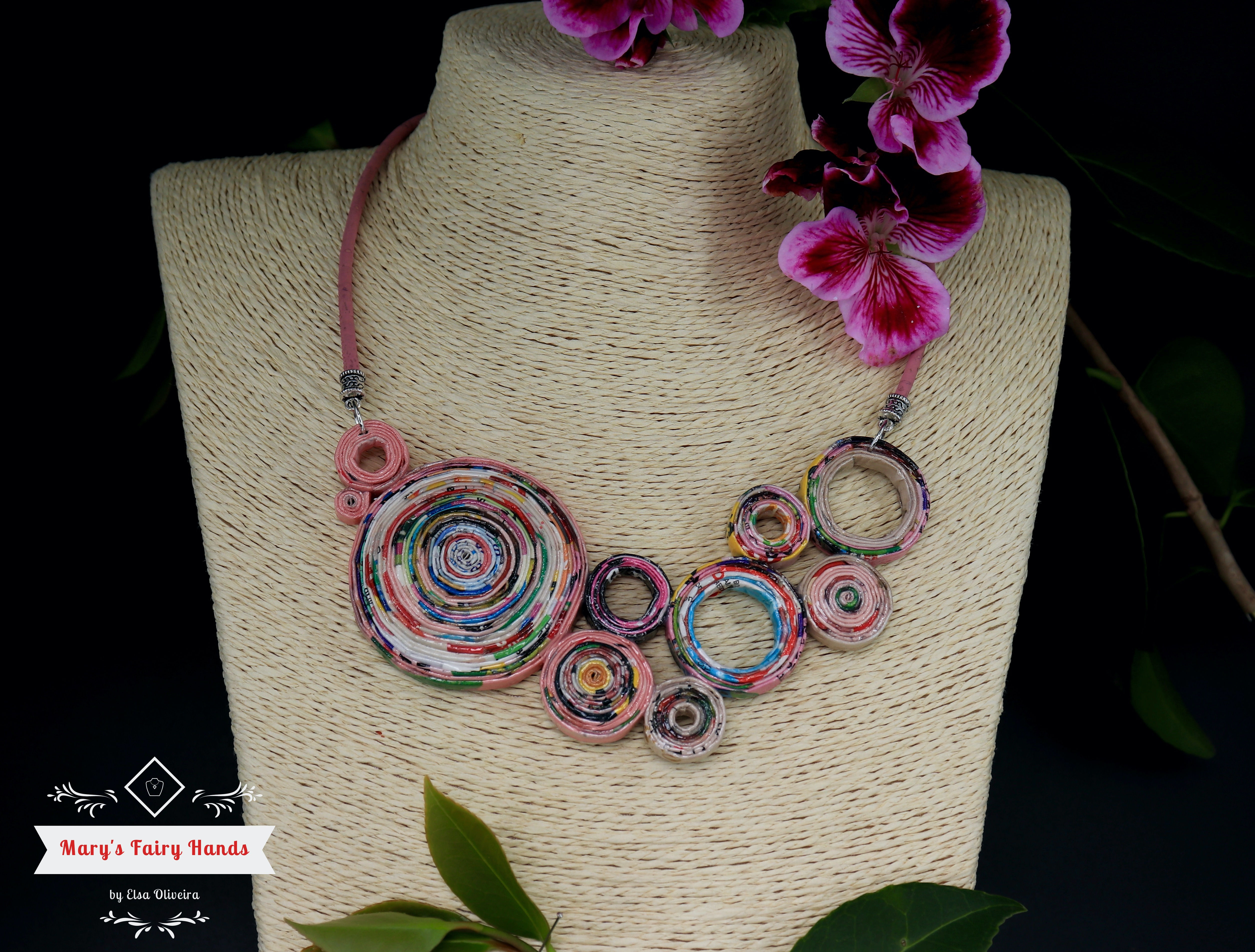 Colar "Infinito" (Círculos e Argolas)