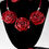 Miniatura: Conj. Colar, Anel e Brincos Flor